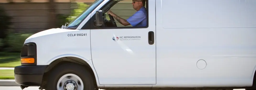 KIC Refrigeration service vehicle serving Spring Lake area